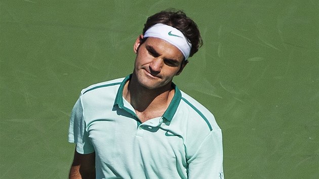 Roger Federer ve finle turnaje v Torontu. 