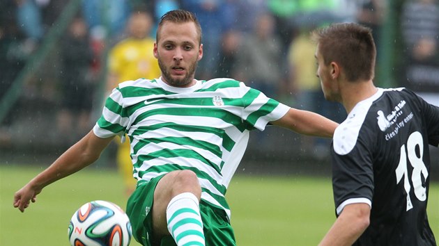 Momentka z pohrovho utkn Olympia Hradec Krlov - FC Hradec Krlov