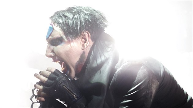 Marilyn Manson vystoupil 12. srpna 2014 ve vyprodan prask Lucern.