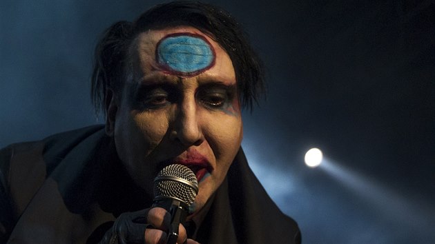 Marilyn Manson vystoupil 12. srpna 2014 ve vyprodan prask Lucern.