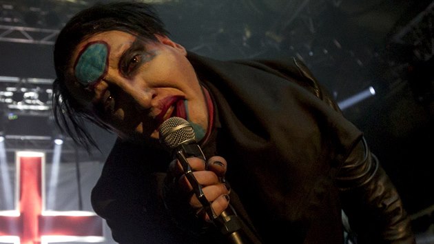 Marilyn Manson vystoupil 12. srpna 2014 ve vyprodan prask Lucern.