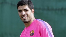 Luis Suárez b�hem prvního tréninku v Barcelon�. Arbirtá�ní soud mu zmírnil...