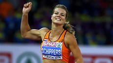 Dafne Schippersová slaví na ME v Curychu triumf v závodu na 200 metr.  