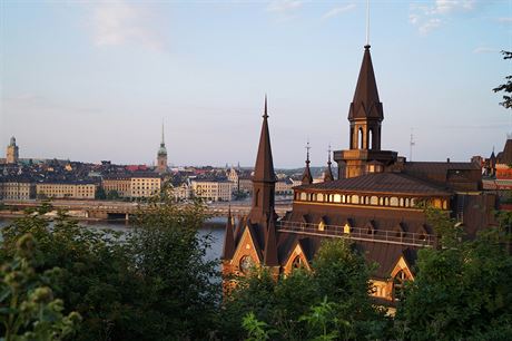 Stockholmský ostrov Södermalm. Ilustraní foto.