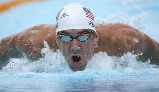 Michael Phelps na Panpacifickém ampionátu v australském Gold Coastu.