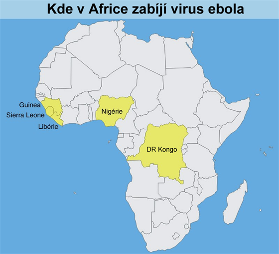 Kde v Africe zabj virus ebola