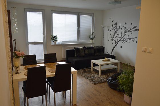 Obývací pokoj po rekonstrukci