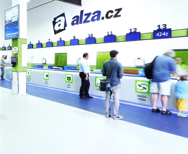 On-line prodejce elektroniky Alza.cz. Ilustrační snímek