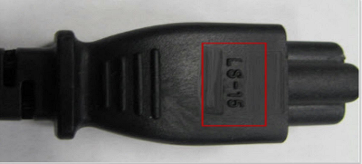 Ozna�ení, podle kterého u�ivatel pozná, zda jeho kabel nepat�í mezi ty...