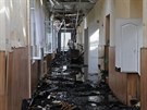 Nemocnice v Doncku zasaená dlostelbou (28. srpna 2014)