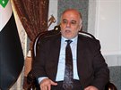 Nov jmenovaný irácký premiér Hajdar Abádí (21. srpna 2014).