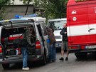Policisté v praské Michli vyetují incident, kdy neznámý mu polil u výtahu...
