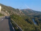 Makedonií jsem skoro celou projel ne po dálnici, ale cestou vedoucí horskými...