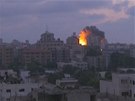 Izraelský úder zniil výkovou obytnou budovu v Gaze