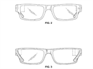 Pohled na koncept nových brýlí zepedu a zezadu.