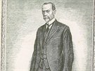 Oficiální pohlednice s portrétem T.G. Masaryka od M. vabinského.