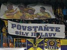 Transparent jihlavských fanouk bhem duelu proti eským Budjovicím