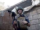 James Foley v syrském Aleppu v listopadu 2012.