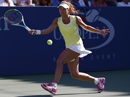 esk tenistka Petra Cetkovsk souboj s Kvitovou ve 2. kole US Open prohrla.