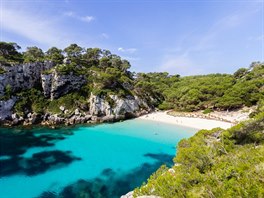 Cala Macarelleta, Menorka, panlsko