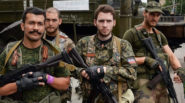 Za separatisty z Donbasu bojuj i Francouzi Guillaume, Michel, Victor a Nicolas.