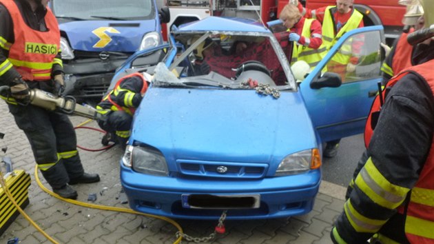 V subaru zstala po stetu s dodvkou zaklnn thotn ena (26. srpna 2014).