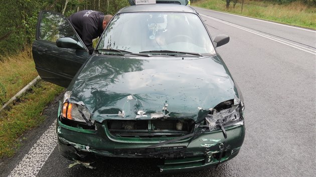 idi z msta havrie odjel. Po nkolika kilometrech mu ale auto vypovdlo slubu.