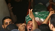 Poheb palestinského militanta v Gaze (26. srpna 2014).
