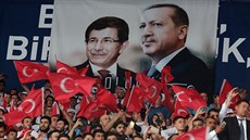Píznivci vládnoucí AKP (27. srpna 2014)