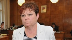 Exstarostka Moravské Nové Vsi Jana Krutáková u brn�nského krajského soudu (19....