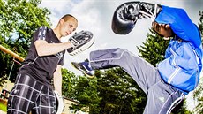 Luká Burko tráví volno v dtském domov Veská. S dtmi tu sportuje nebo chodí...