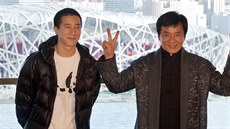 Jackie Chan se synem Jayceem
