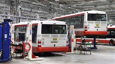 Nová vozovna Plze�ských m�stských dopravních podnik� na Karlov�.