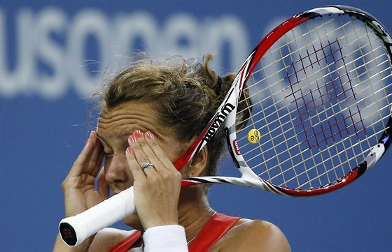 Barbora Záhlavová-Strýcová ve tetím kole na US Open