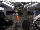 Uprchlický tábor v Irbílu, jeden a pl milionu Iráan muselo opustit své...
