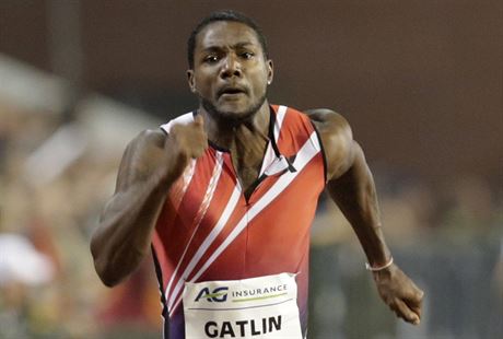 Americký sprinter Justin Gatlin