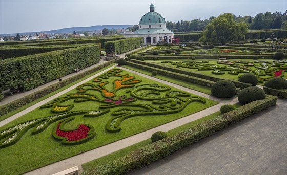 Květná zahrada v Kroměříži po nákladné rekonstrukci.