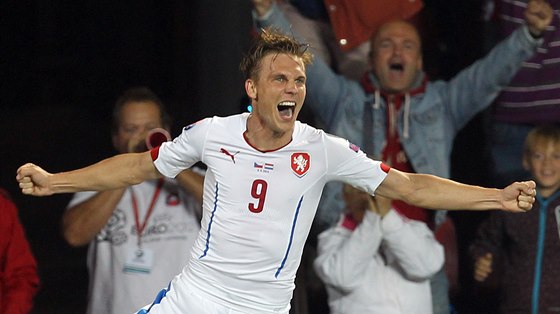 Boek Dokal se raduje z gólu v kvalifikaci o Euro 2016