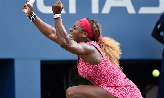 ZNOVU VE FINÁLE. Serena Williamsová to na US Open umí, potvrté za sebou prola do finále.