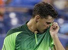 Rakouský tenista Dominic Thiem nestail v osmifinále US Open na Berdycha.