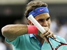 Švýcarský tenista Roger Federer prohrál v semifinále US Open s Čiličem první...