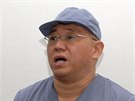 Kenneth Bae, uvznný Amerian v KLDR, hovoil s médii.