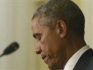 Americký prezident Barack Obama hovoí v Estonsku o smrti novináe Sotloffa,...