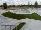 Nov skatepark vznikl v bvalch kasrnch v eskobudjovick tvrti tyi...