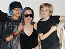 Angelina Jolie a její dti Pax a Shiloh