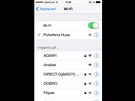 Aplikace Wifi, systém iOS