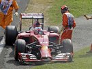 SORRY, KONÍM. Fernando Alonso musel z VC Itálie odstoupit kvli technické...