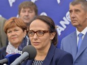 Adriana Krnáová, která vede kandidátku hnutí ANO do praského zastupitelstva.