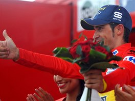Na pdiu vypadal Alberto Contador po 15. etap Vuelty spokojen, pi...