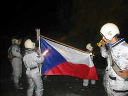 Vstup na povrch Msce bhem simulovanho letu k na obnici v roce 2004